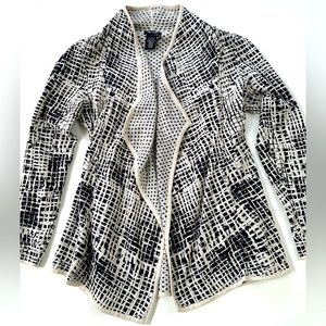 Nic & Zoe Black Cream Jacket